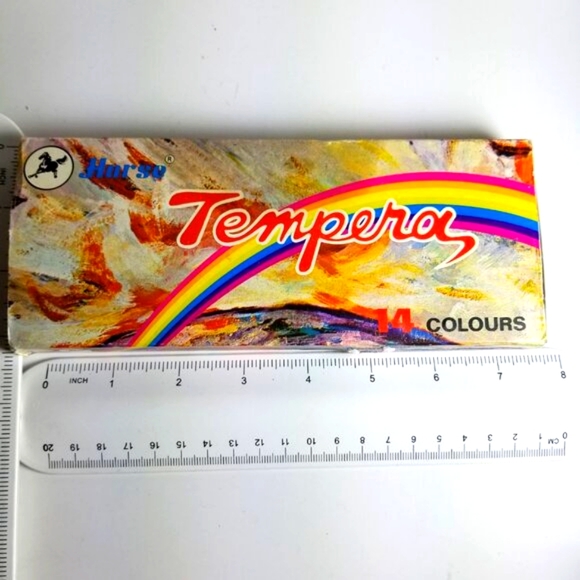 Horse 14 colors Tempera Paint Set. Manufacturer sealed, Extra large white tube - Picture 3 of 8